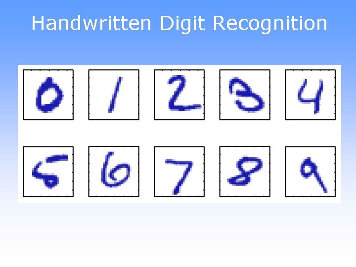 Handwritten Digit Recognition 