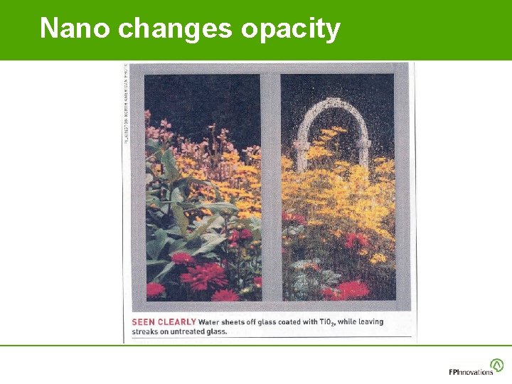 Nano changes opacity Nano changes opacity