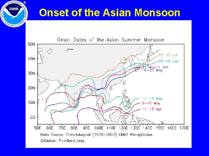 Onset of the Asian Monsoon 11 