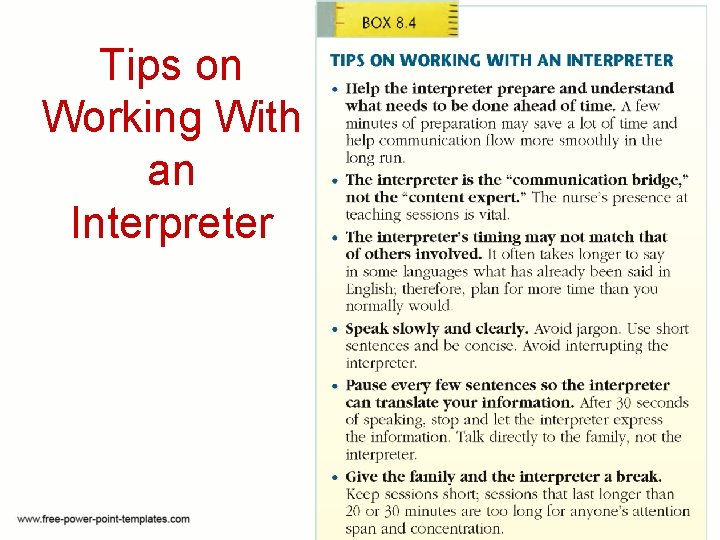 Tips on Working With an Interpreter 