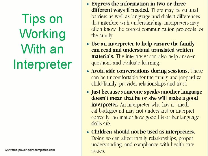 Tips on Working With an Interpreter 