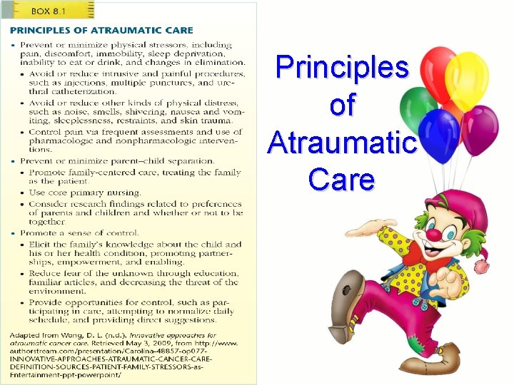 Principles of Atraumatic Care 