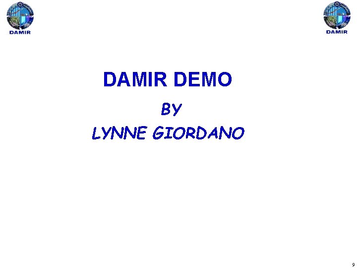 DAMIR DEMO BY LYNNE GIORDANO 9 