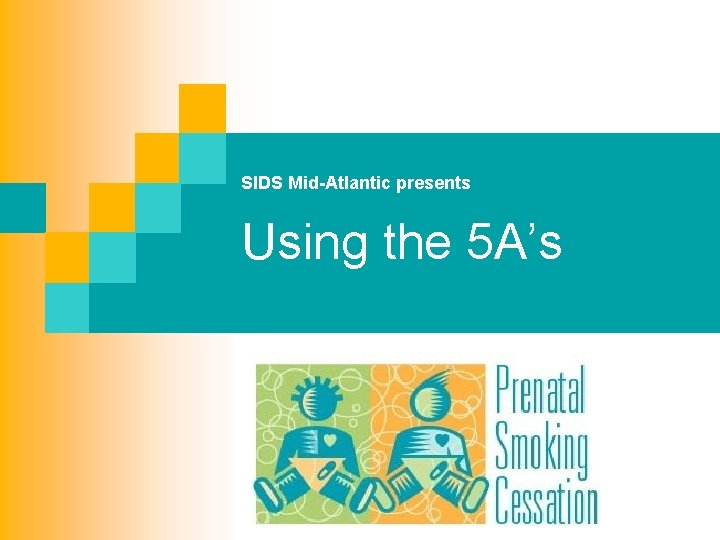 SIDS Mid-Atlantic presents Using the 5 A’s SIDS Mid-Atlantic presents Using the 5 A’s