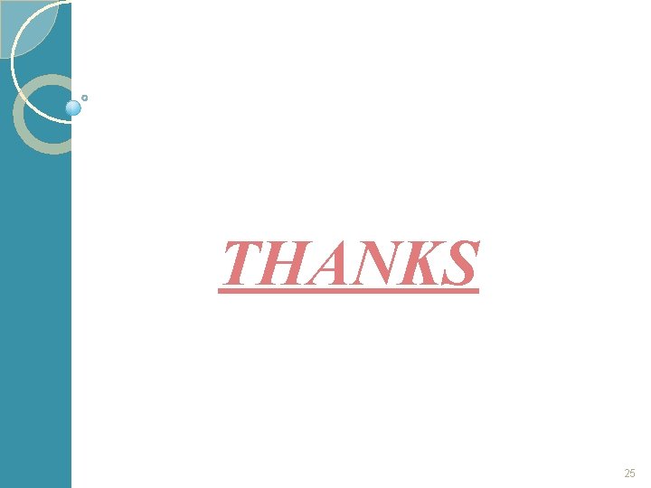 THANKS 25 