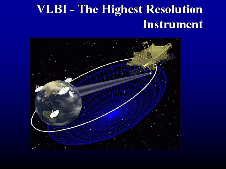 VLBI - The Highest Resolution Instrument 