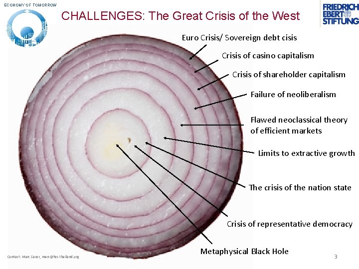 ECONOMY OF TOMORROW CHALLENGES: The Great Crisis of the West Euro Crisis/ Sovereign debt