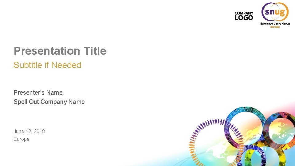 Presentation Title Subtitle if Needed Presenter’s Name Spell Out Company Name June 12, 2018