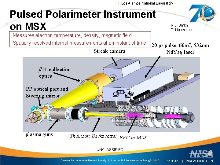 | Los Alamos National Laboratory | Pulsed Polarimeter Instrument on MSX R. J. Smith