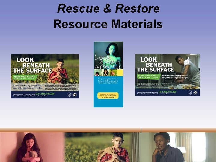Rescue & Restore Resource Materials 
