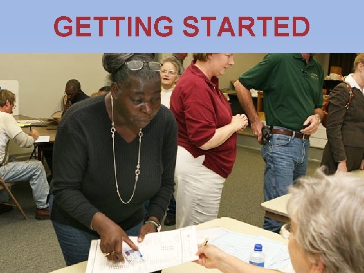 GETTING STARTED Making a Plan 