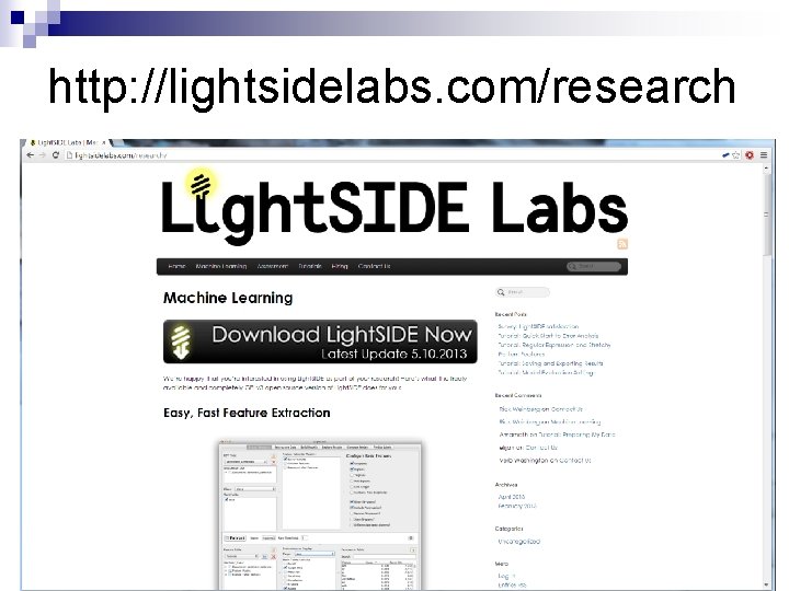 http: //lightsidelabs. com/research 