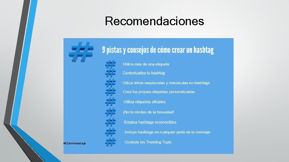 Recomendaciones #ECommerce. Loja 