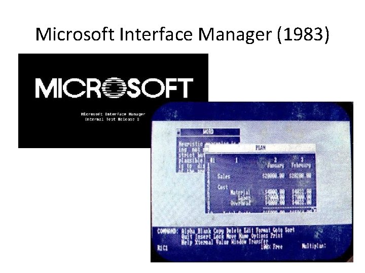 Microsoft Interface Manager (1983) 