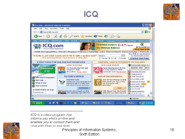 ICQ Principles of Information Systems, Sixth Edition 18 