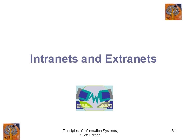 Intranets and Extranets Principles of Information Systems, Sixth Edition 31 