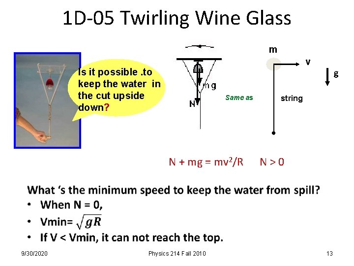 1 D-05 Twirling Wine Glass m v Is it possible. to keep the water