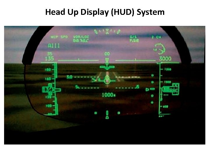 Head Up Display (HUD) System 