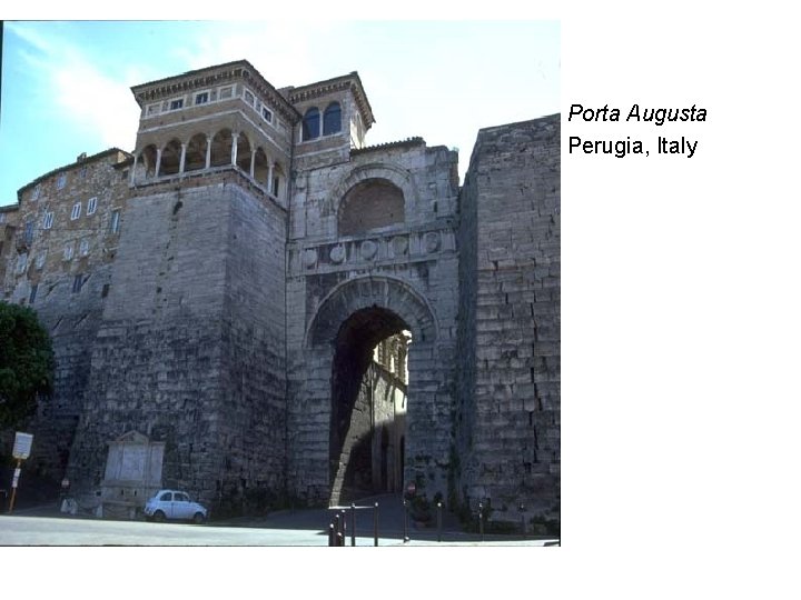 Porta Augusta Perugia, Italy 