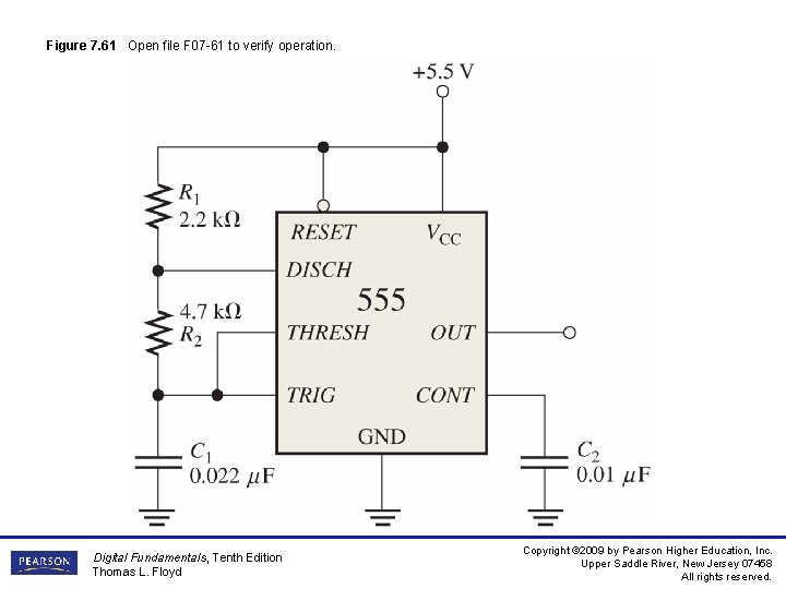 Figure 7. 61 Open file F 07 -61 to verify operation. Digital Fundamentals, Tenth