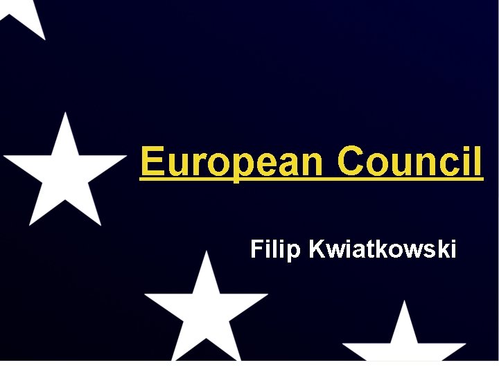 European Council Filip Kwiatkowski 