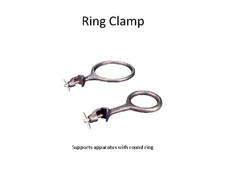Ring Clamp Supports apparatus with round ring 
