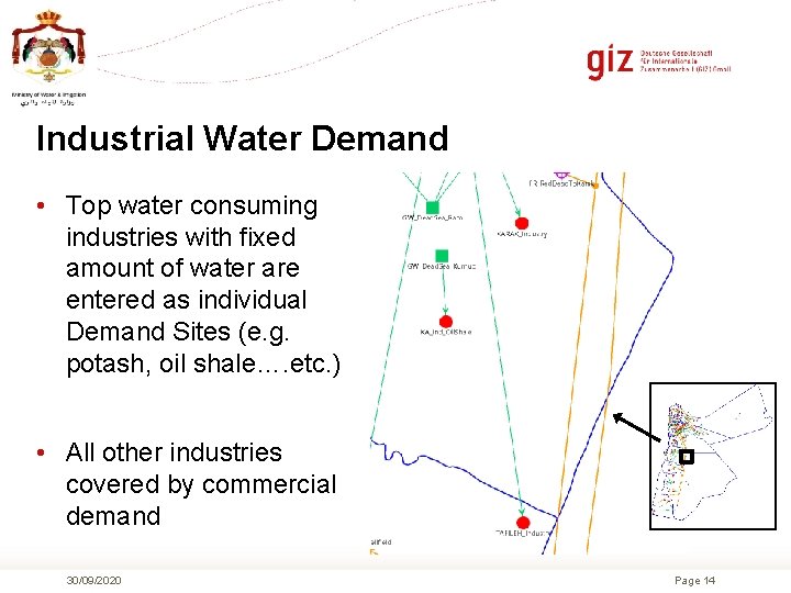 Industrial Water Demand • Top water consuming industries with fixed amount of water are