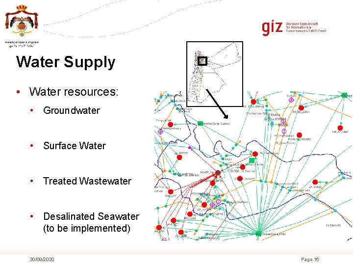 Water Supply • Water resources: • Groundwater • Surface Water • Treated Wastewater •
