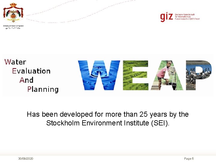 Has been developed for more than 25 years by the Stockholm Environment Institute (SEI).