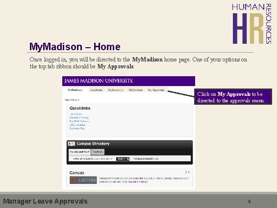 My. Madison – Home Once logged in, you will be directed to the My.