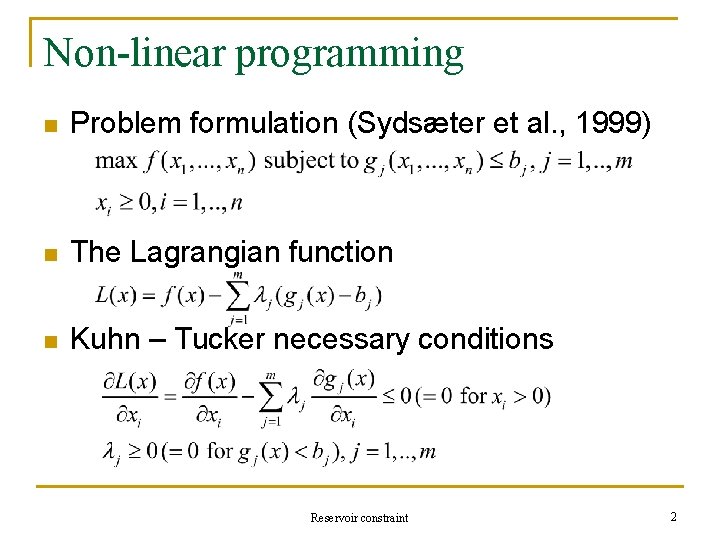 Econ 4925 Autumn 07 Electricity Economics Lecture 2