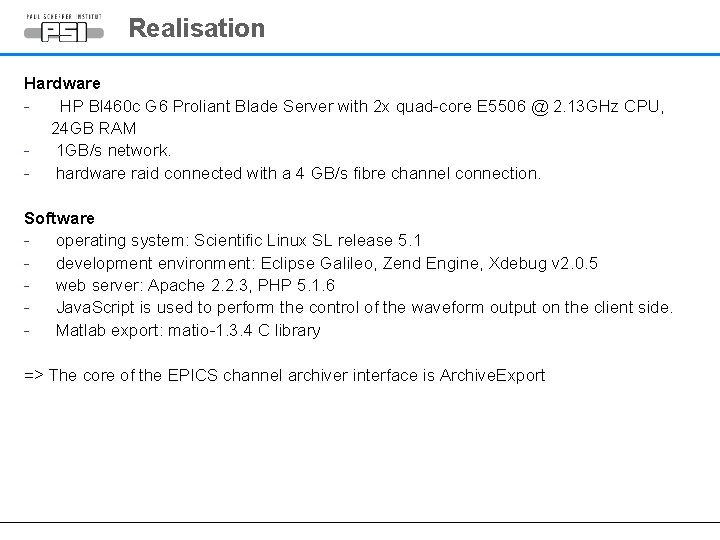 Realisation Hardware HP Bl 460 c G 6 Proliant Blade Server with 2 x