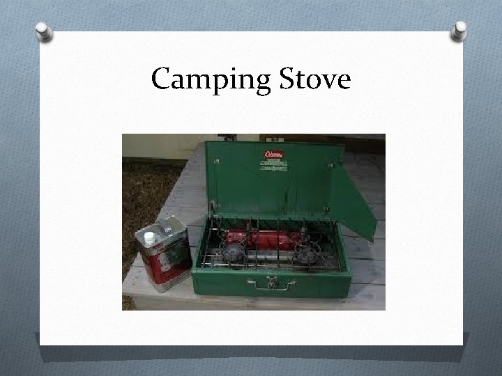 Camping Stove 