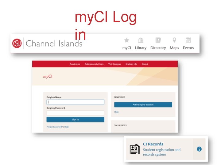 my. CI Log in 