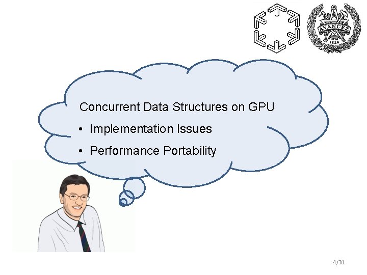 Concurrent Data Structures on GPU • Implementation Issues • Performance Portability 4/31 