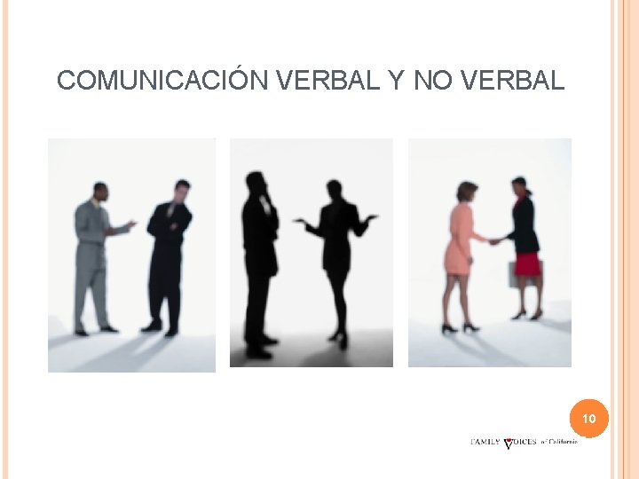 COMUNICACIÓN VERBAL Y NO VERBAL 10 