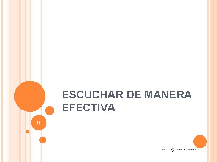 ESCUCHAR DE MANERA EFECTIVA 11 