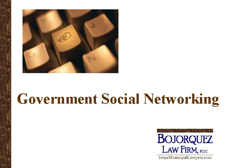 Government Social Networking 