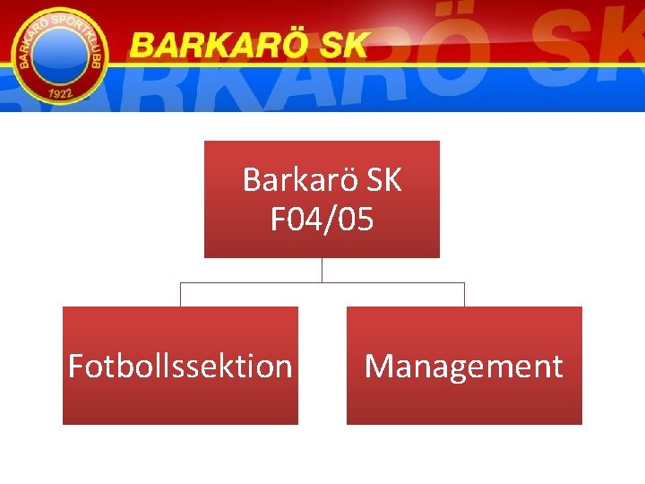 Barkarö SK F 04/05 Fotbollssektion Management 