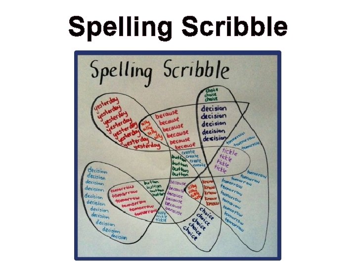 Spelling Scribble 