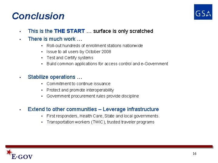 Conclusion • • This is the THE START … surface is only scratched There Conclusion • • This is the THE START … surface is only scratched There