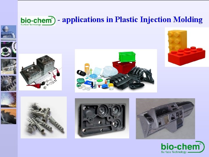 - applications in Plastic Injection Molding 