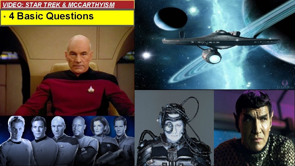 VIDEO: STAR TREK & MCCARTHYISM • 4 Basic Questions 