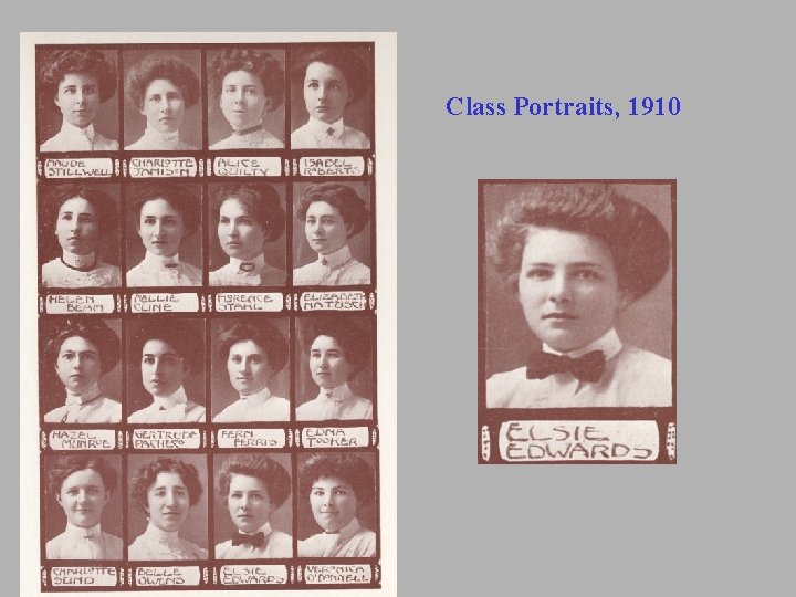 Class Portraits, 1910 Class Portraits, 1910