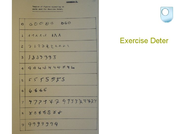 Exercise Deter 
