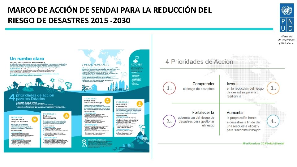 MARCO DE ACCIÓN DE SENDAI PARA LA REDUCCIÓN DEL RIESGO DE DESASTRES 2015 -2030