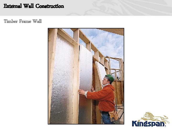 External Wall Construction Timber Frame Wall 