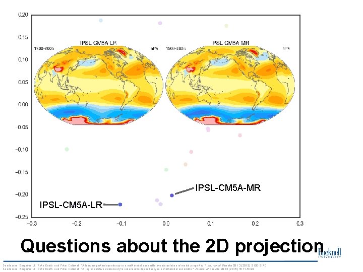 IPSL-CM 5 A-MR IPSL-CM 5 A-LR Questions about the 2 D projection Sanderson, Benjamin IPSL-CM 5 A-MR IPSL-CM 5 A-LR Questions about the 2 D projection Sanderson, Benjamin