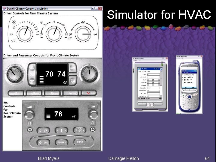 Simulator for HVAC Brad Myers Carnegie Mellon 64 