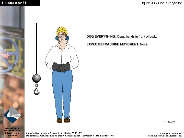 Transparency 31 National Center for Construction Education and Research Figure 48 - Dog everything